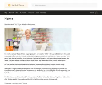 Topmedspharma.co(Buy Medicines Online Without Prescription) Screenshot