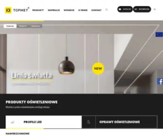 Topmet.de(TOPMET Light to Polski Producent oświetlenia LED. Znajdziesz u nas) Screenshot