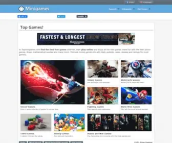 Topminigames.com(Top Games) Screenshot