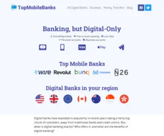 Topmobilebanks.com(Helping Millions to Benefit From Banking Going Digital Digital banking) Screenshot