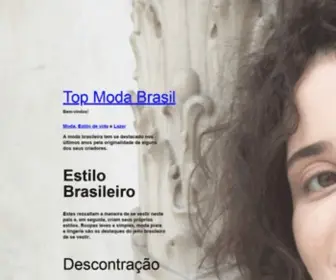 Topmodabrasil.com.br(Top Moda Brasil Portal de moda e estilo) Screenshot