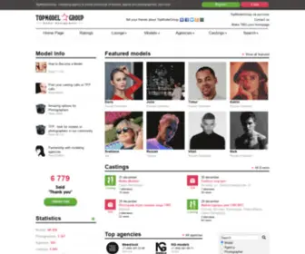 Topmodelgroup.com(Top Model Group) Screenshot