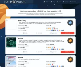 Topmoonitor.com(Moonitor) Screenshot