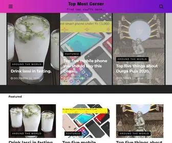 Topmostcorner.com(Top Most Corner) Screenshot