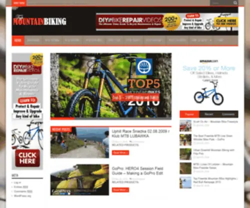 Topmountainbiking.com(Mountain Biking VIdeos) Screenshot