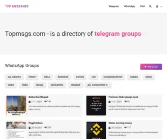 Topmsgs.com(Messengers) Screenshot