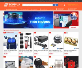 Topmua.com(Thỏa sức mua sắm qua mạng hàng ngàn mặt hàng đồ gia dụng) Screenshot