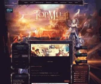Topmuonline.net(TOP Mu Online) Screenshot
