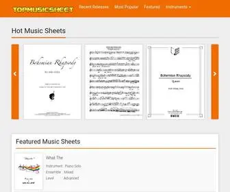 Topmusicsheet.com(Download music sheet) Screenshot