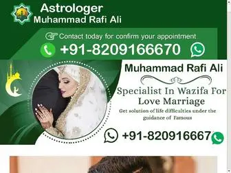 Topmuslimastro.online(Astrologer Muhammad Rafi Ali) Screenshot