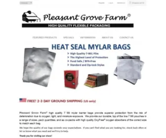 Topmylar.com(Mylar bags for long term food storage) Screenshot