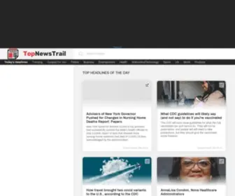 Topnewstrail.com(Top News Trail) Screenshot