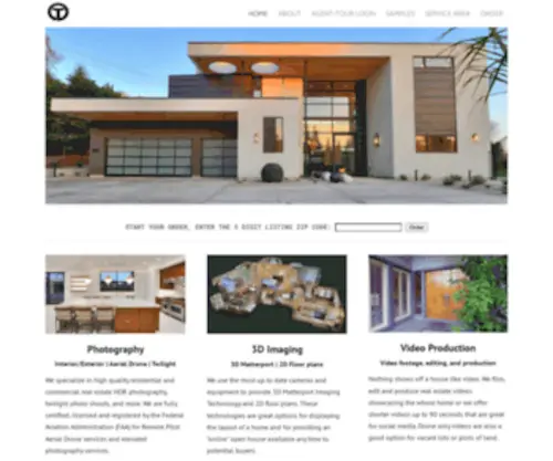 Topnotch360.com(Real Estate Photography) Screenshot