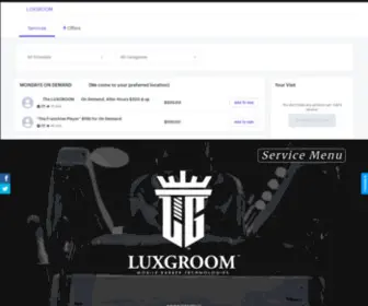 Topnotchbarber.com(LUXGROOM) Screenshot