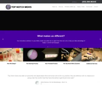 Topnotchmohs.com(Top Notch Mohs) Screenshot