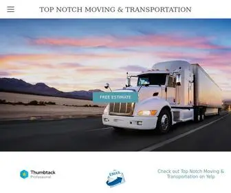 Topnotchmove.com(TOP NOTCH TRANSPORTATION) Screenshot