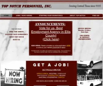 Topnotchpersonnel.com(Top Notch Personnel) Screenshot