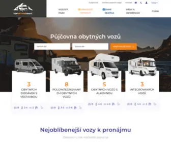 Topobytnevozy.cz(Pronájem obytných vozů) Screenshot