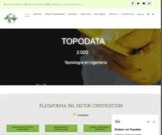 Topodata.com(Home) Screenshot