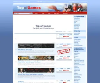 Topofgames.com(Top 100) Screenshot