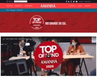 Topofmindamanha.com.br(O Top of Mind) Screenshot