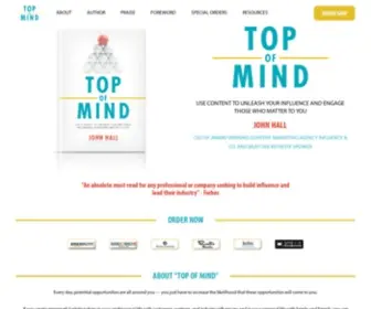 Topofmindbook.com(Top of Mind) Screenshot