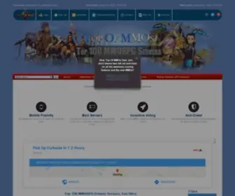 Topofmmos.com(Top list of Private servers) Screenshot
