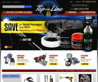 Topoftheline.com(Auto Detailing Supplies) Screenshot