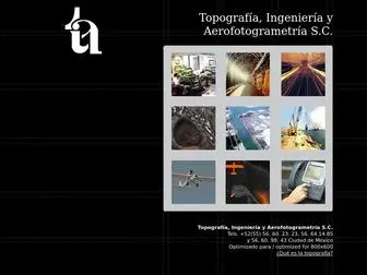 Topografia.com.mx(Topografía) Screenshot