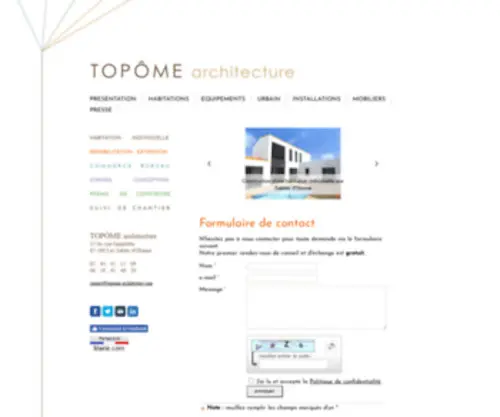 Topome-Architecture.com(ARCHITECTE) Screenshot