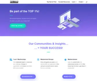 Toponivo.com(Be part of the TOP 1%) Screenshot