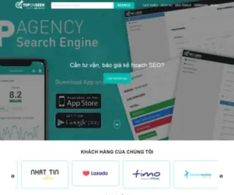Toponseek.com(The Pioneer Search Agency) Screenshot