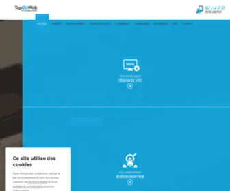 Toponweb.be(Agence de référencement et création de site internet en Belgique) Screenshot