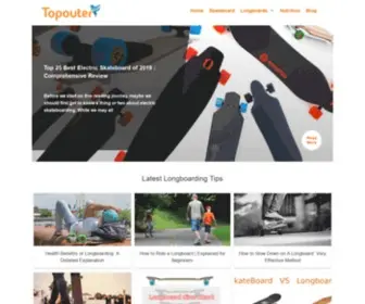 Topouter.com(World Best Longboarding Resources) Screenshot