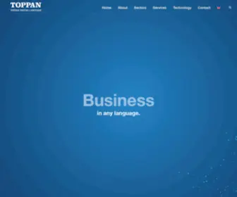 Toppandigital.com(Translation Services) Screenshot