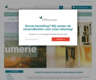 Topparfumerie.nl(Online parfum kopen voor dames en heren) Screenshot