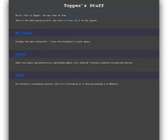 Topper64.co.uk(Topper’s) Screenshot
