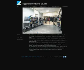 Toppercrown.com.tw(Topper Crown Industrial Co) Screenshot