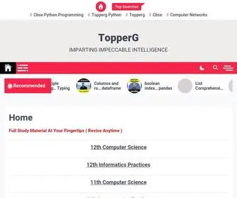 Topperg.com(Home) Screenshot