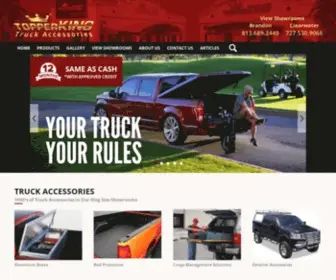 Topperking.com(Tampa's source for truck toppers and accessories) Screenshot
