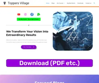 Toppersvillage.com(Free Study Material for 10th) Screenshot