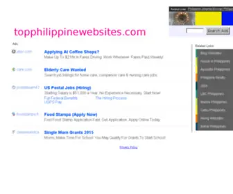 Topphilippinewebsites.com(Top Philippine Websites) Screenshot