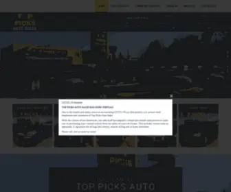 Toppicksauto.com(Top Picks Auto) Screenshot