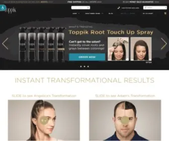 Toppik.com(Toppik Hair Building Fibers and Thinning Hair Products) Screenshot