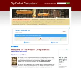 Topproductcomparisons.com(Top Product Comparisons) Screenshot