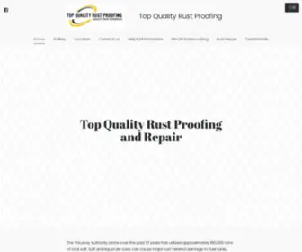 TopQualityrustproofing.com(#1 Rust Proofing technology) Screenshot