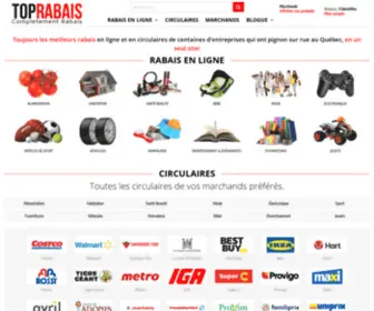 Toprabais.ca(Top Rabais) Screenshot