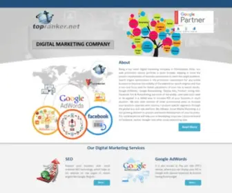 Topranker.net(Digital Marketing Company) Screenshot