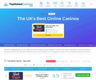 Topratedcasinos.co.uk Screenshot