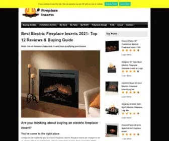 Topratedfireplaceinserts.com(These are the top 12 electric fireplace inserts sold online) Screenshot